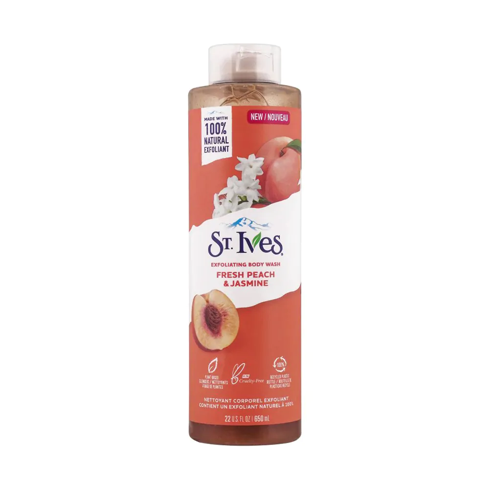 St.Ives Exfoliating Fresh Peach and Jasmine Body Wash 650 ml