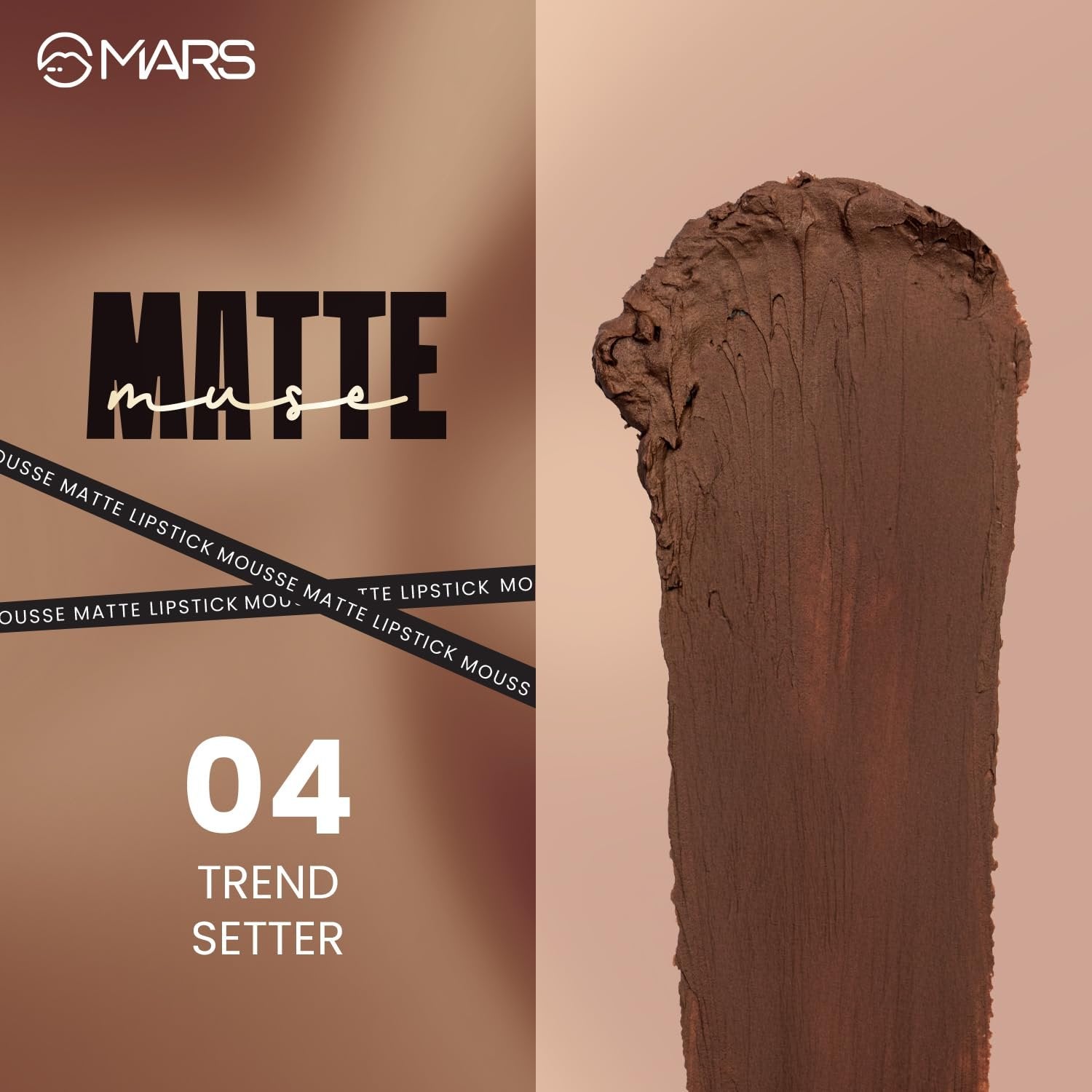 MARS Matte Muse Mousse Lipstick 3ml – 04 Trend Setter