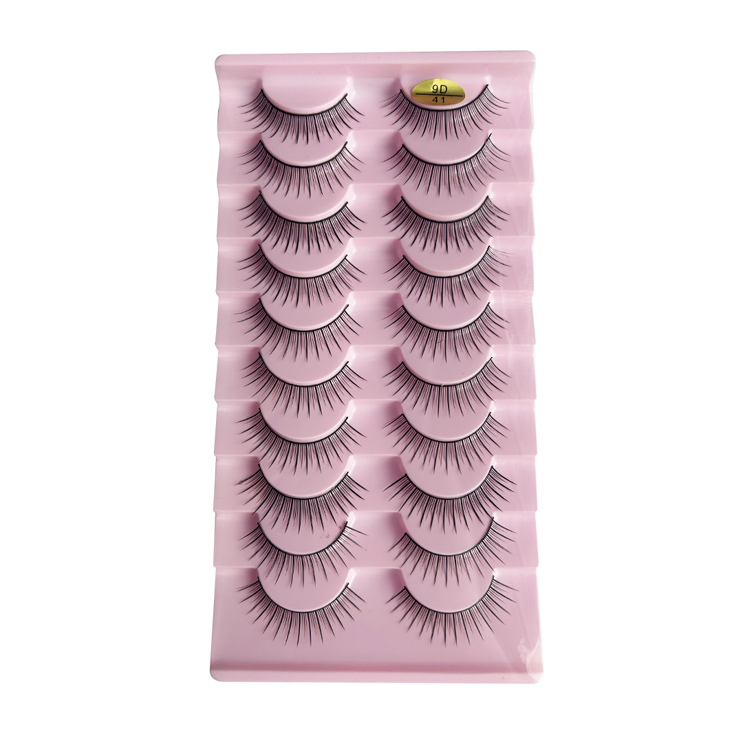 10 Pairs Eyelash Set