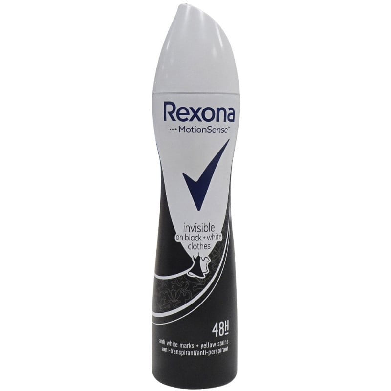 Rexona Motionsense Invisible on Black and White Clothes 48H Deodorant Spray - 200ml