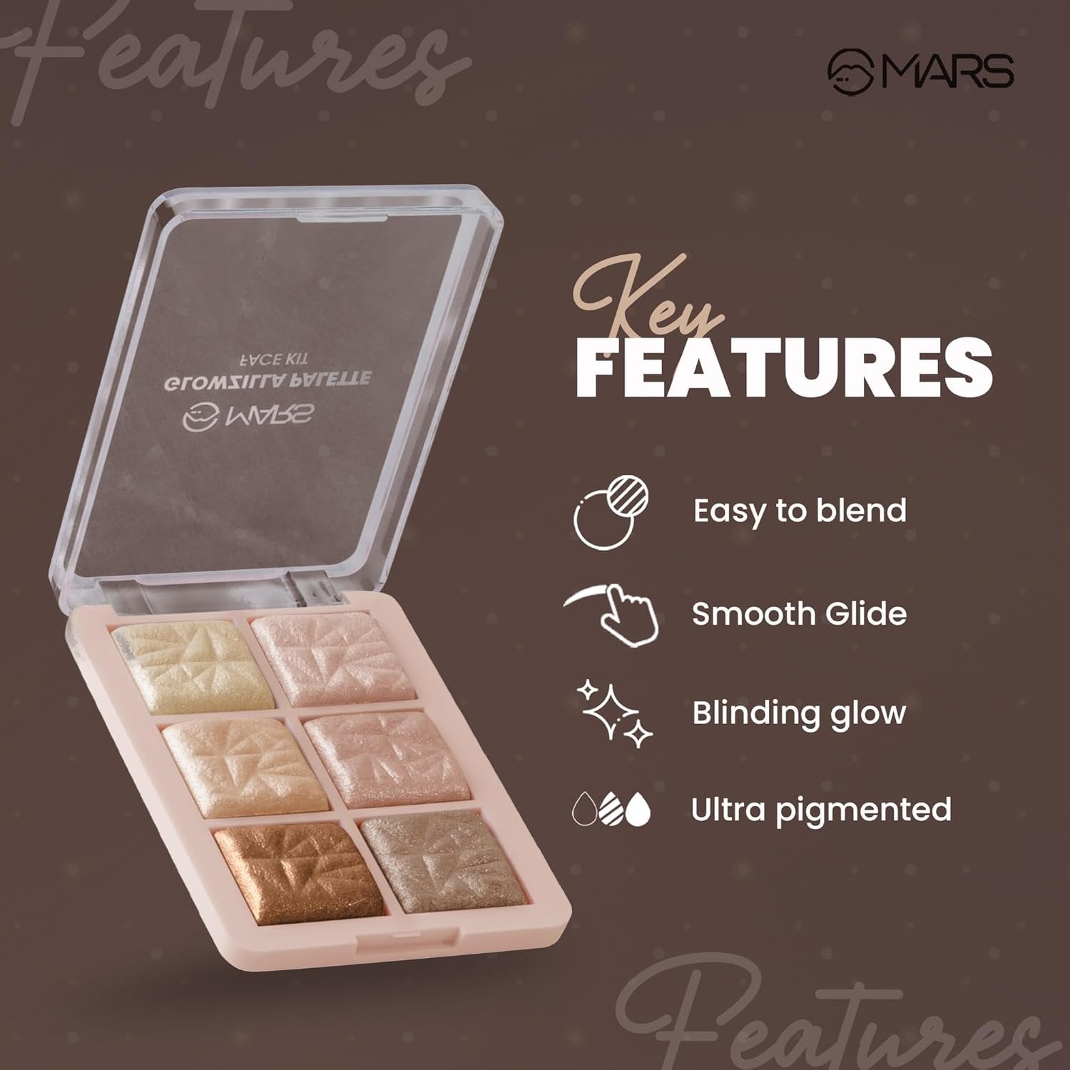MARS Glowzilla Highlighter Palette 01 - 12g