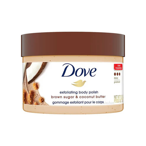 Dove Exfoliating Body Polish with Brown Sugar and Coconut Butter - 298g