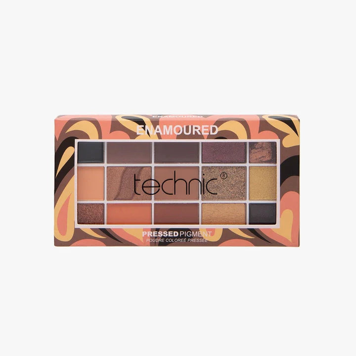 Technic Pressed Pigment Eyeshadow Palette – Enamoured 30g