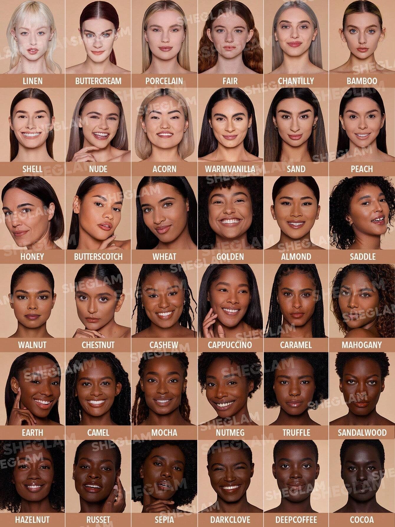 Sheglam Skin-Focus High Coverage Powder Foundation- Wheat