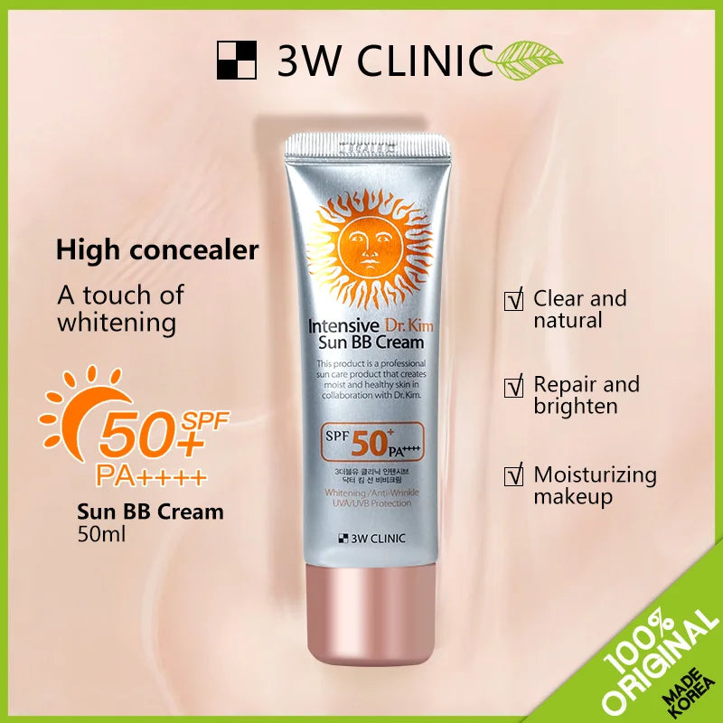 3W Clinic Intensive Dr.Kim Sun BB Cream Spf 50+ Pa+++ 50ml