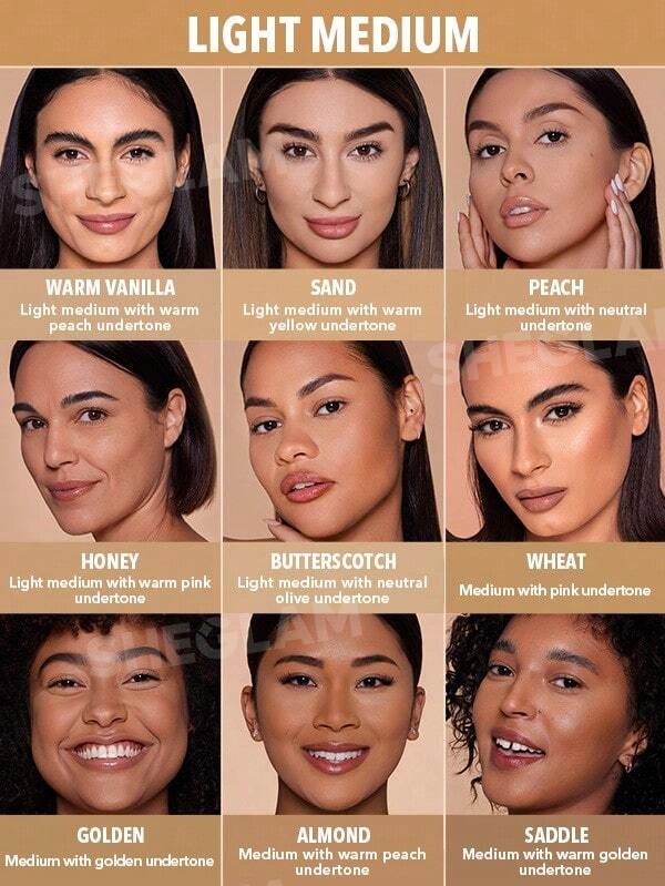 Sheglam Skin-Focus High Coverage Powder Foundation- Golden
