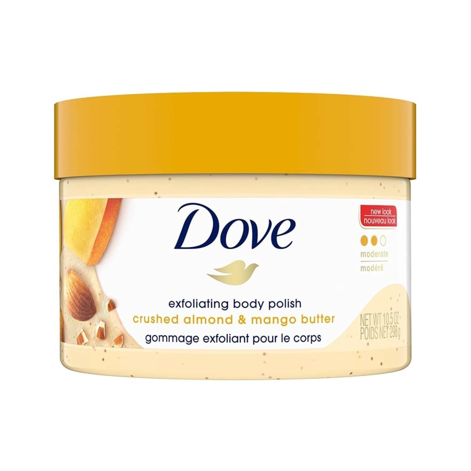 Dove Exfoliating Body Polish Crushed Almond and Mango Butter - 298g
