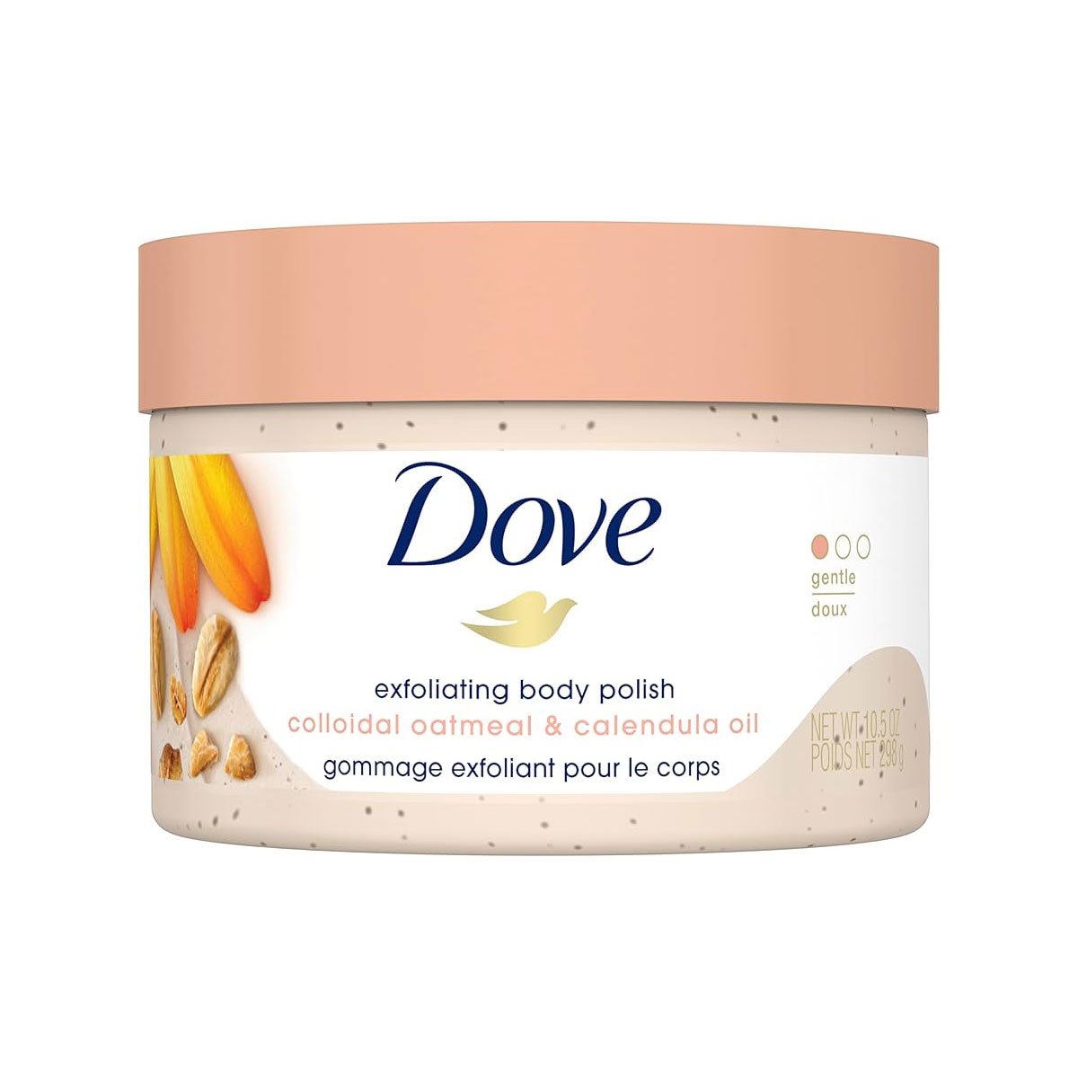 Dove Exfoliating Body Polish with Colloidal Oatmeal and Calendula Oil - 298g