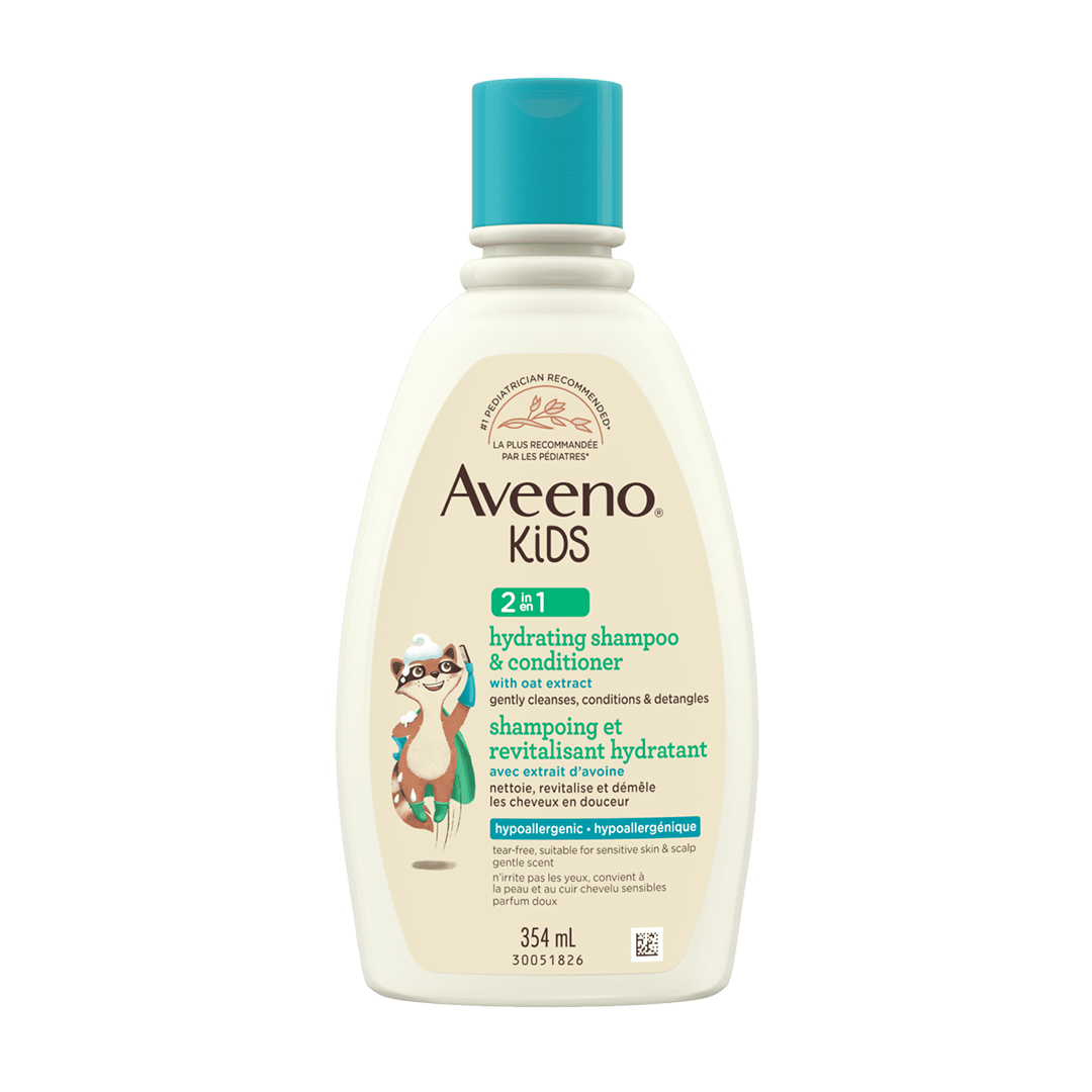 Aveeno Kids 2-in-1 Hydrating Shampoo and Conditioner with Oat Extract 354ml