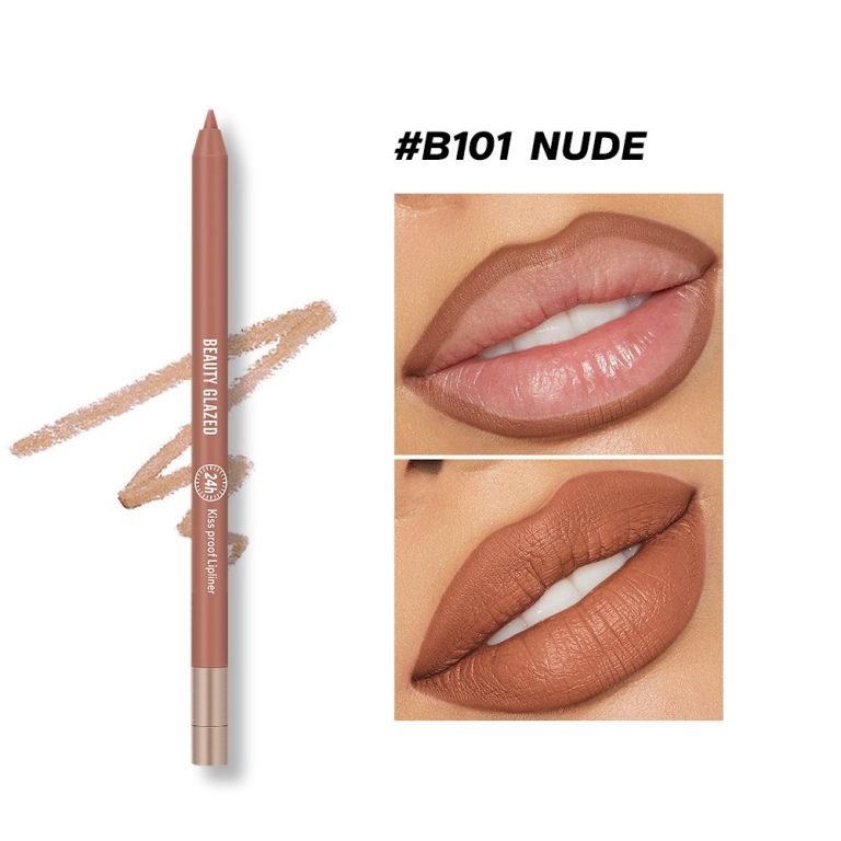 Beauty Glazed Lively Waterproof and Long Lasting Lip Liner – 101 Nude