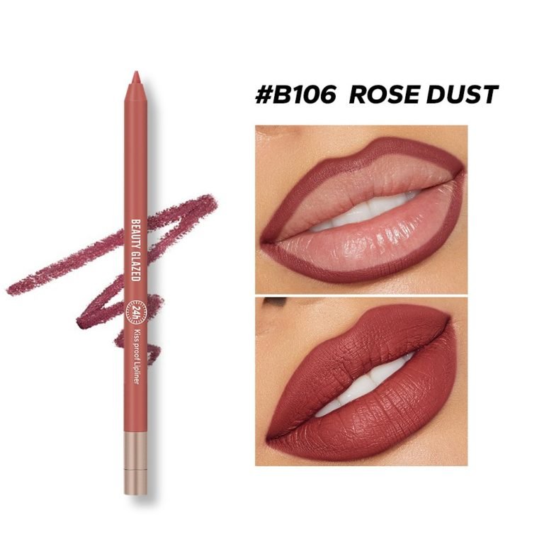 Beauty Glazed Lively Waterproof and Long Lasting Lip Liner - 106 Rose Dust