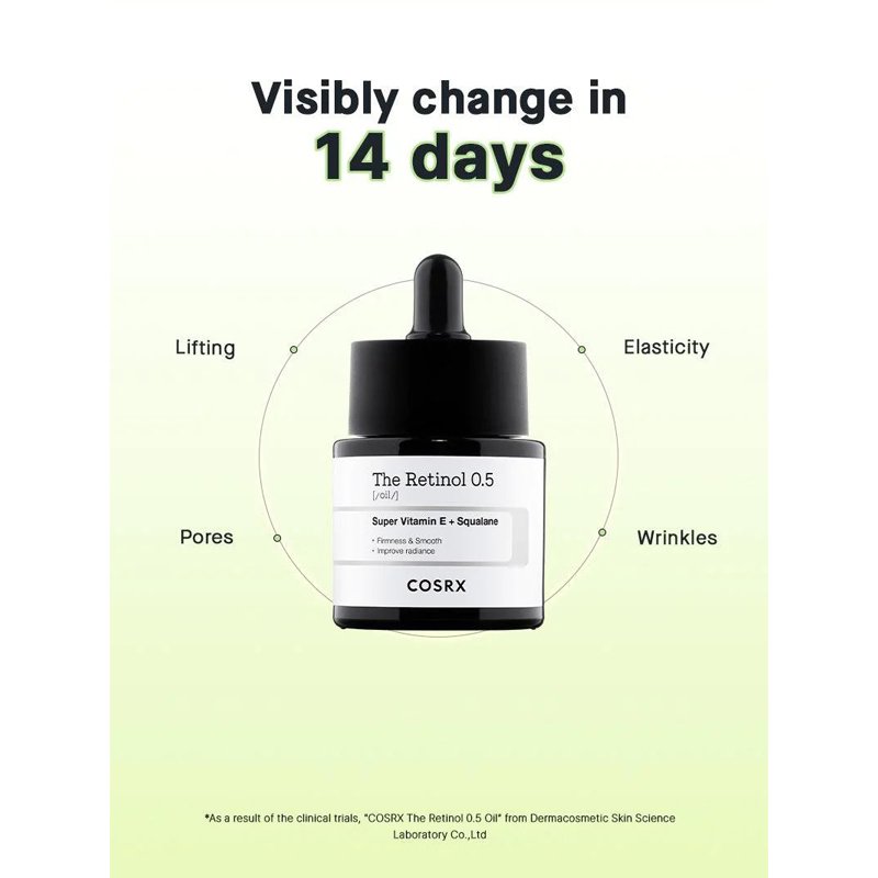 COSRX The retinol 0.5 oil 20ml (Expiry : 30/01/2027)