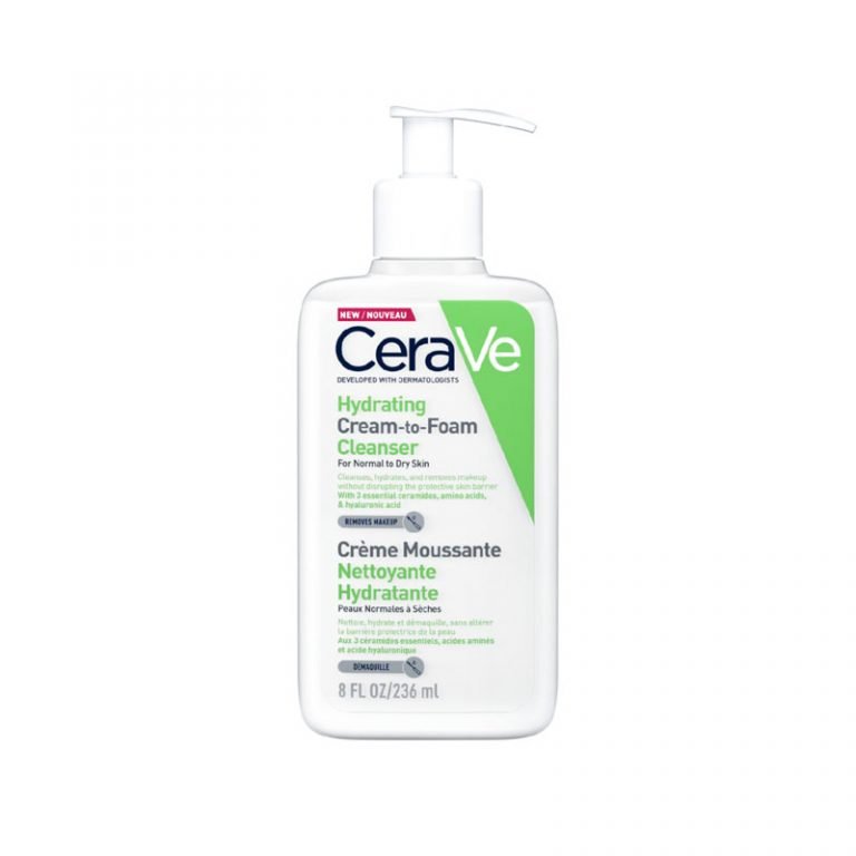 Cerave Hydrating Cream-To-Foam Cleanser For Normal To Dry Skin - 236ml