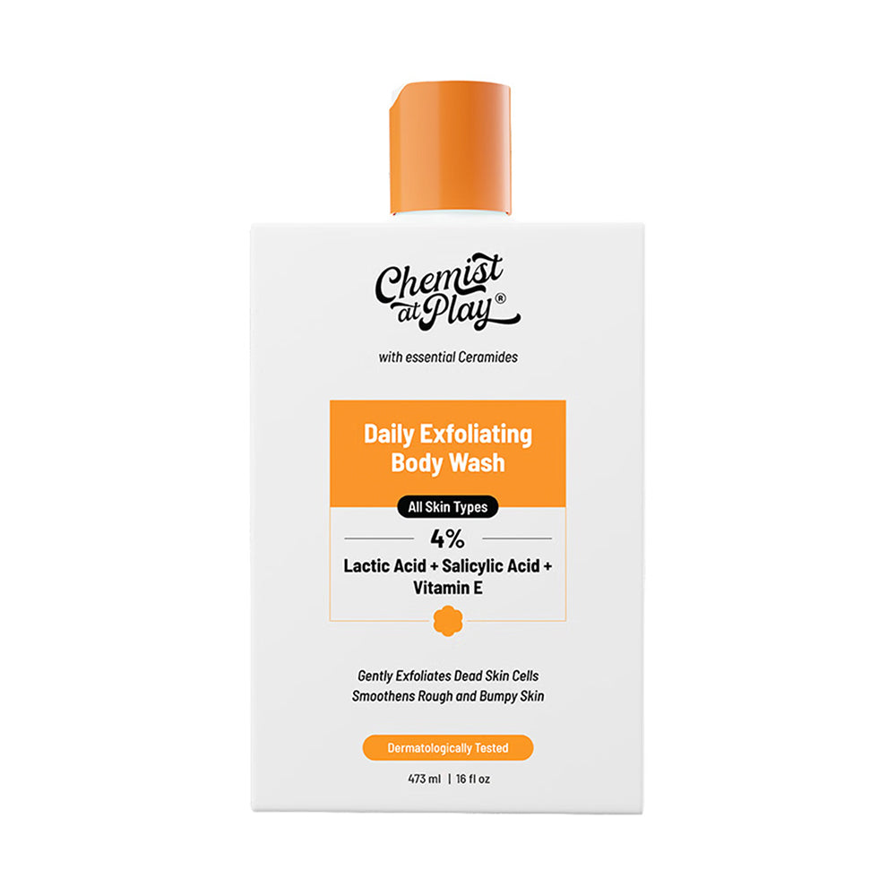 Chemist at Play Exfoliating Body Wash with 4% Lactic acid + Salicylic Acid + Vitamin E - 236ml
