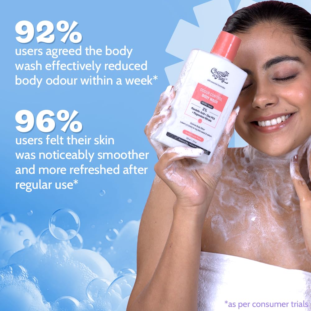 Chemist at Play Odor Control Body Wash with 2% Mandelic Acid + Zinc PCA + Magnesium Nitrate - 236ml