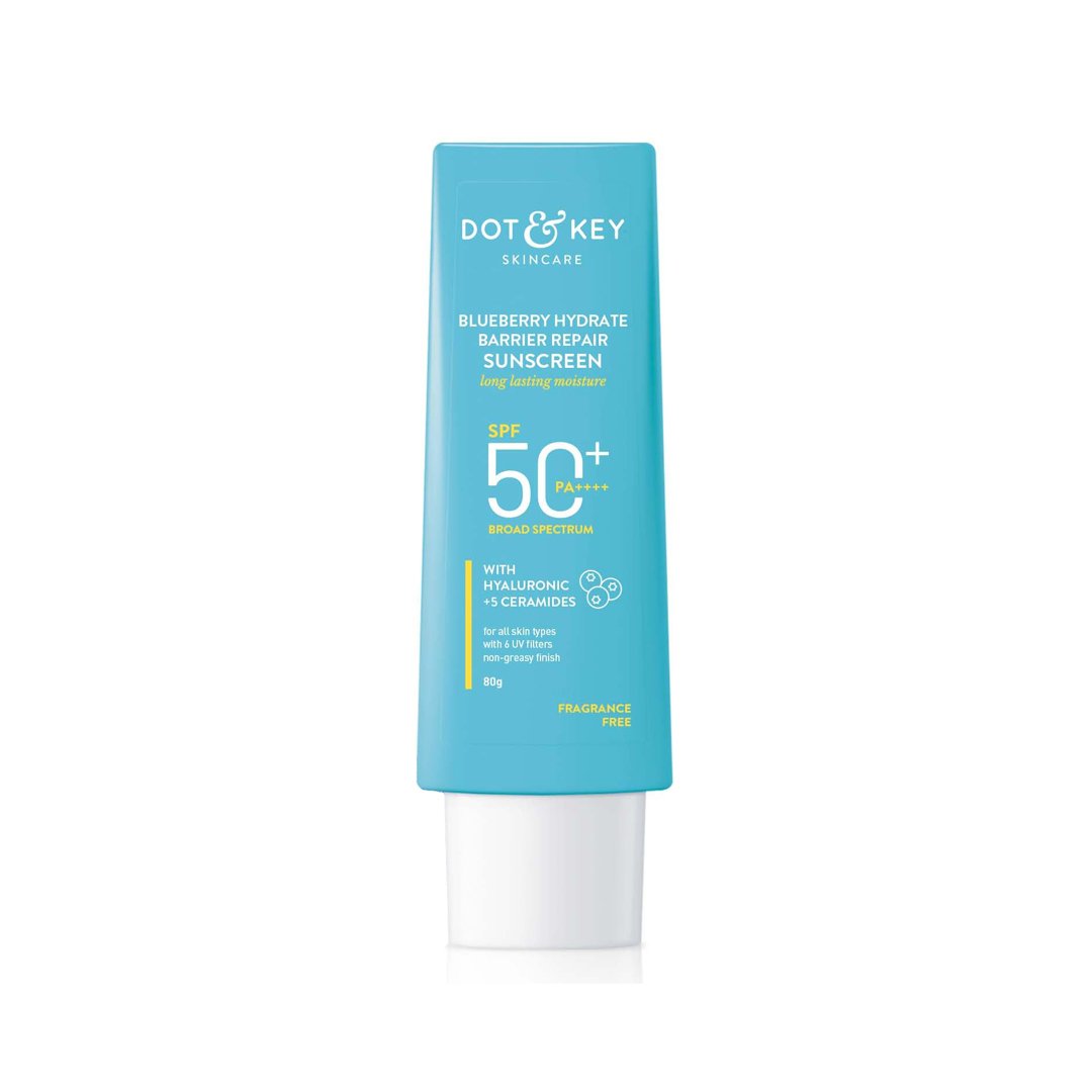 Dot and Key Blueberry Hydrate Barrier Repair Sunscreen SPF 50+ PA++++ (80gm)