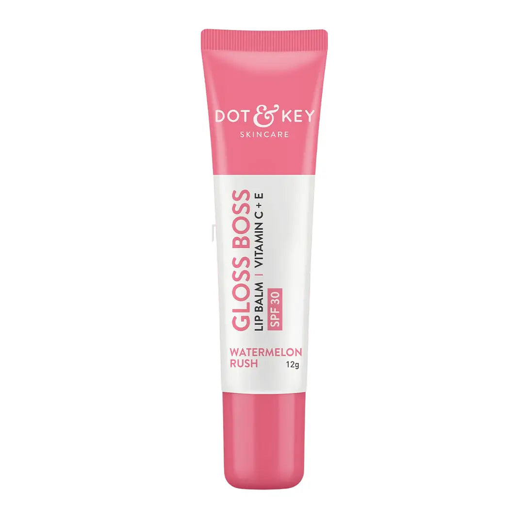 Dot and Key Gloss Boss Vitamin C + E SPF30 Lip Balm – Watermelon Rush