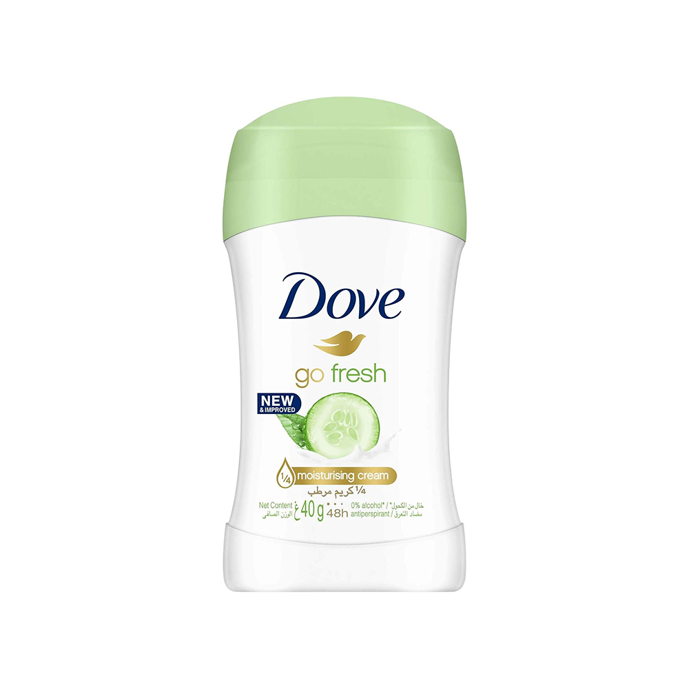 Dove Go Fresh Cucumber & Green Tea 48h Anti-Perspirant Underarm Deodorant Stick - 40g