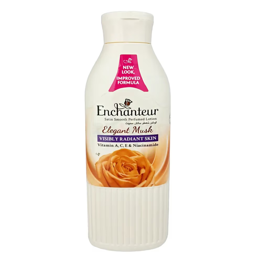 Enchanteur Elegant Musk Satin Smooth Perfumed Body Lotion