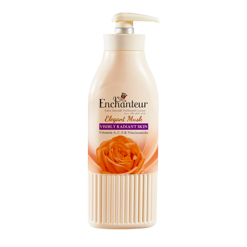 Enchanteur Elegant Musk Satin Smooth Perfumed Body Lotion