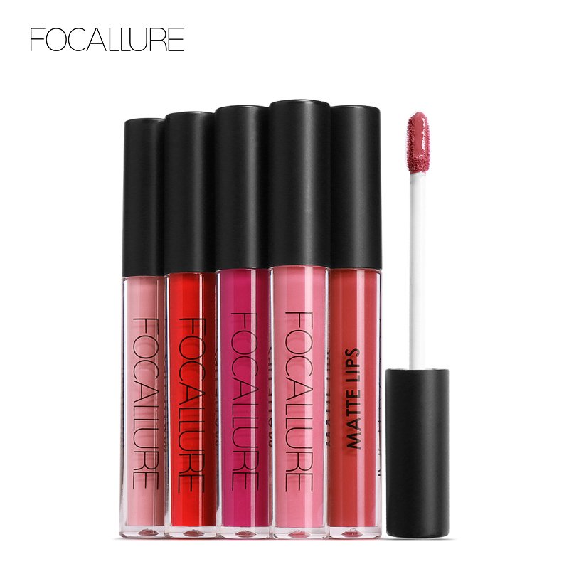 Focallure Waterproof Matte Liquid Lipstick 01 Coquelicot (Fa24)