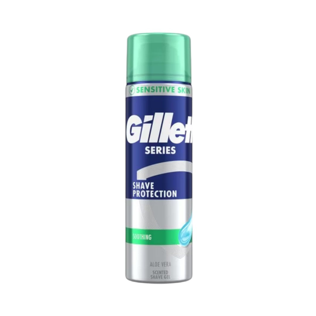 Gillette Series Sensitive Skin Soothing Shaving Gel with Aloe Vera - 200ml