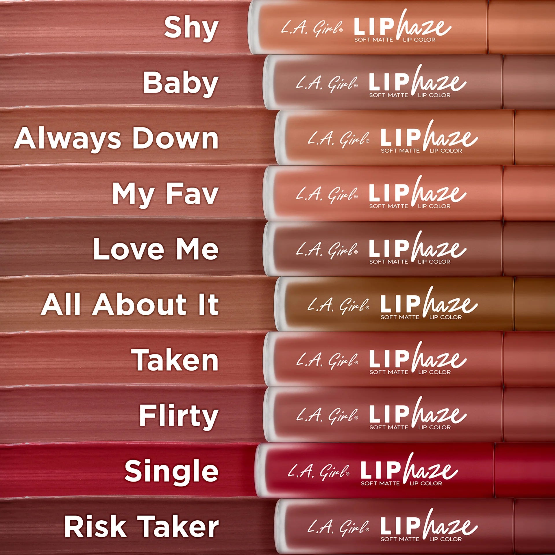 L.A.Girl Lip Haze Soft Matte Lip Color 3.3ml - My Fav GLC764