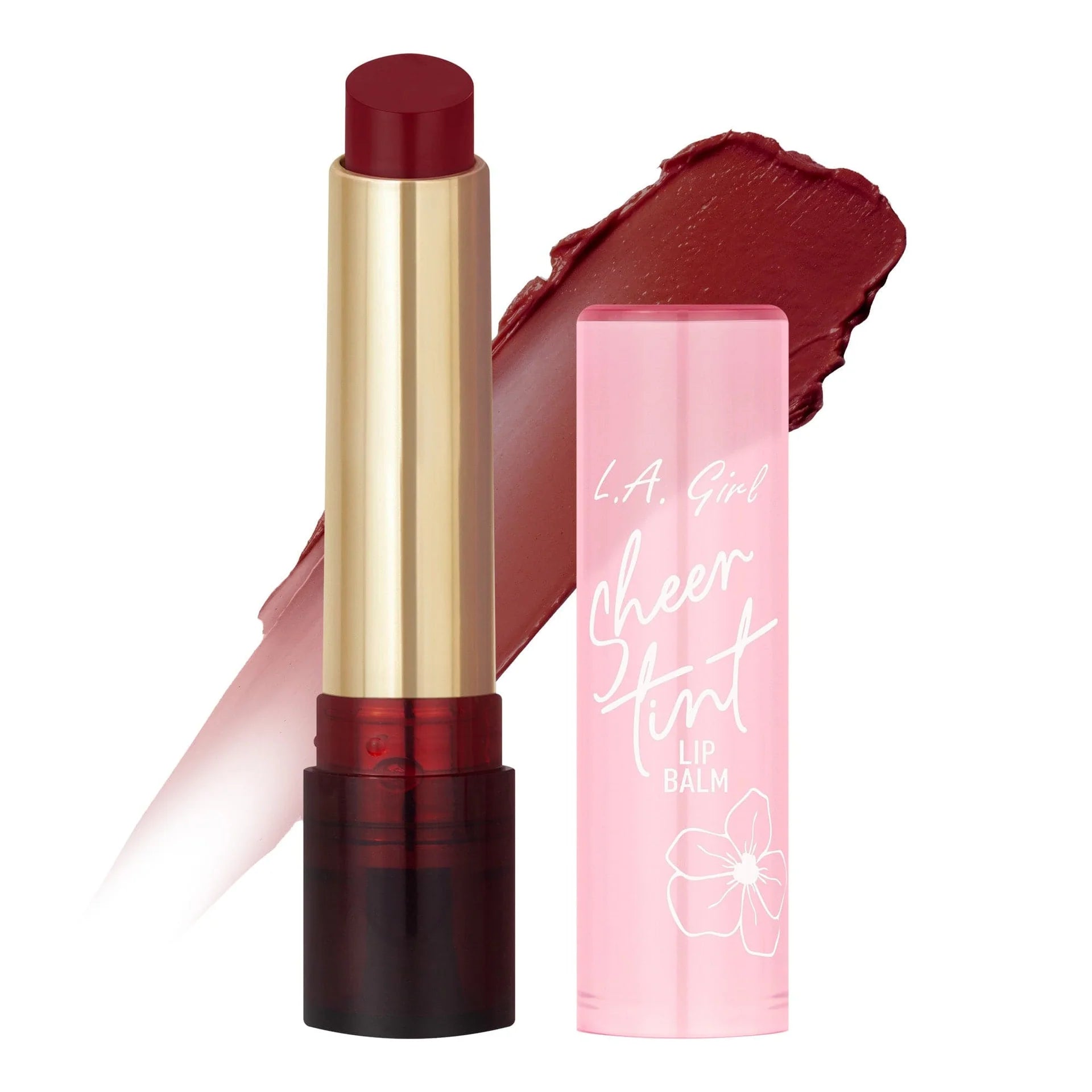 L.A.Girl Sheer Tint Lip Balm 2g - Sheer Black Cherry GLC606