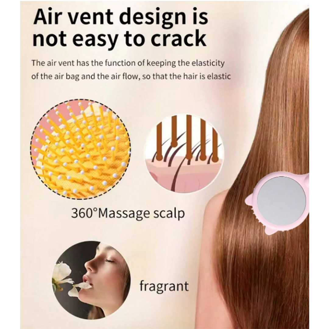 LMLTOP Mirror Massage Hair Comb