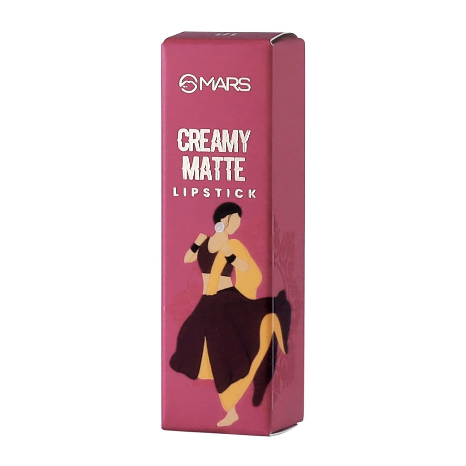 MARS Creamy Matte Lipstick 3.2g – 18 Gulabi Garba