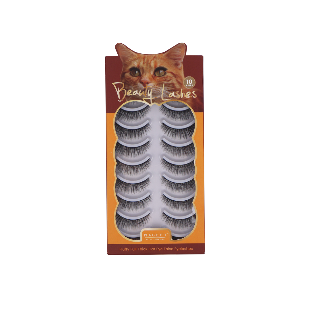 Magefy 10 pairs Eye Lash -MGY7191