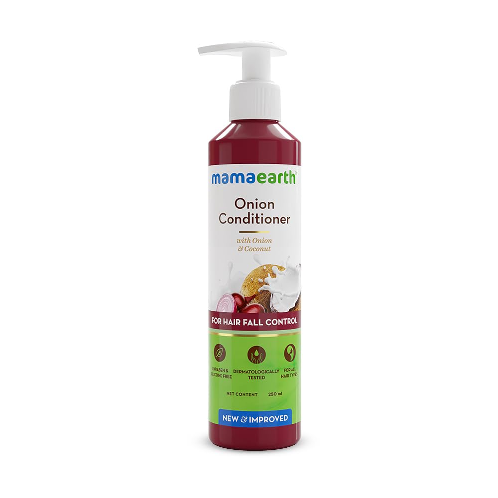Mamaearth Onion Conditioner For Hair Growth & Hair Fall Control with Onion & Coconut - 250ml