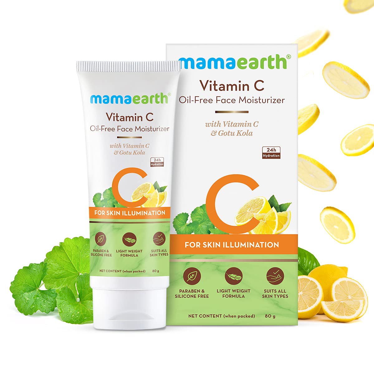 Mamaearth Vitamin C Oil-Free Face Moisturizer - 80g