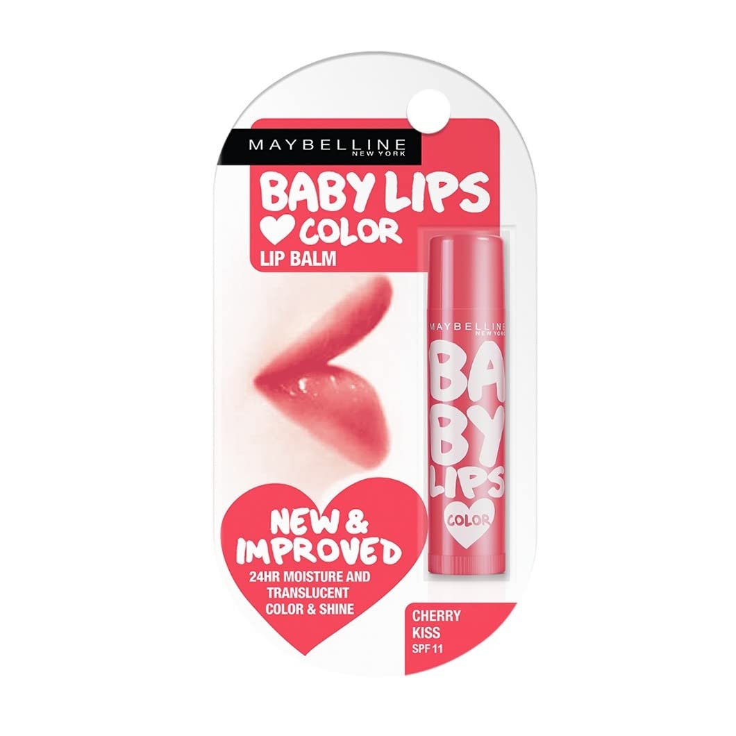 Maybelline Baby Lips Color SPF 11 Lip Balm(Cherry Kiss) 4g