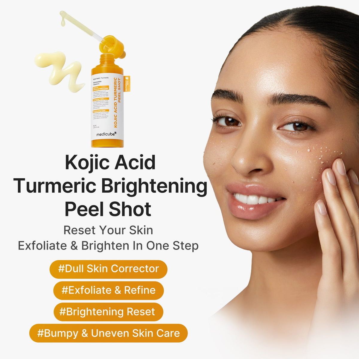 Medicube Kojic Acid Turmeric Body Peel Shot - 80ml