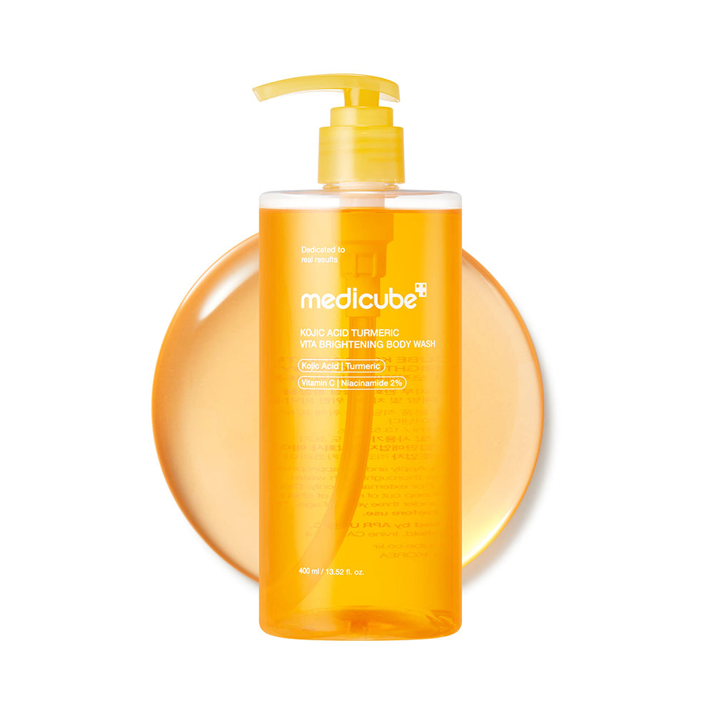 Medicube Kojic Acid Turmeric Brightening Body Wash - 400ml