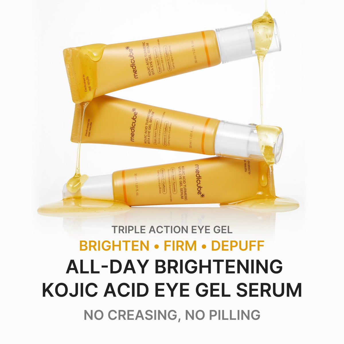 Medicube Kojic Acid Turmeric Vita Eye Gel Serum - 30ml