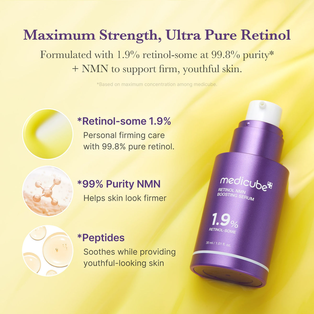 Medicube Retinol NMN Boosting Serum - 30ml