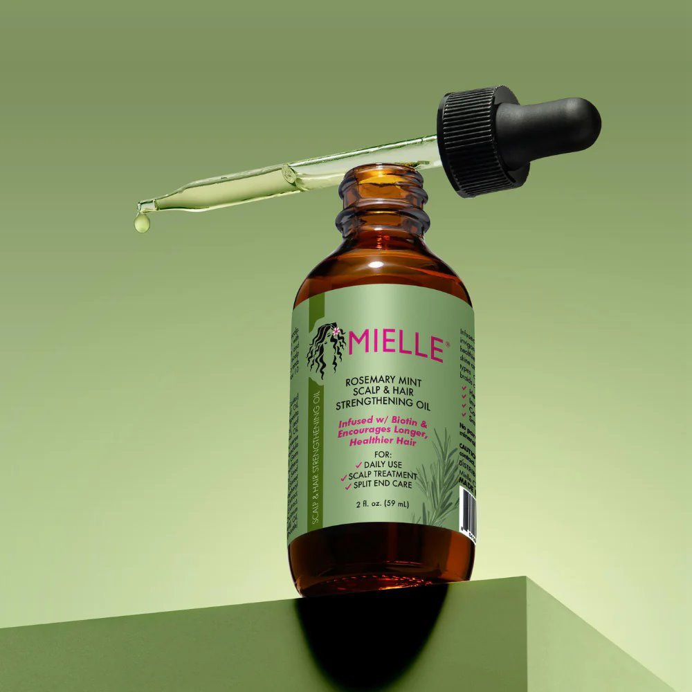 MIELLE Rosemary Mint Scalp and Hair Strengthening Oil 59ml