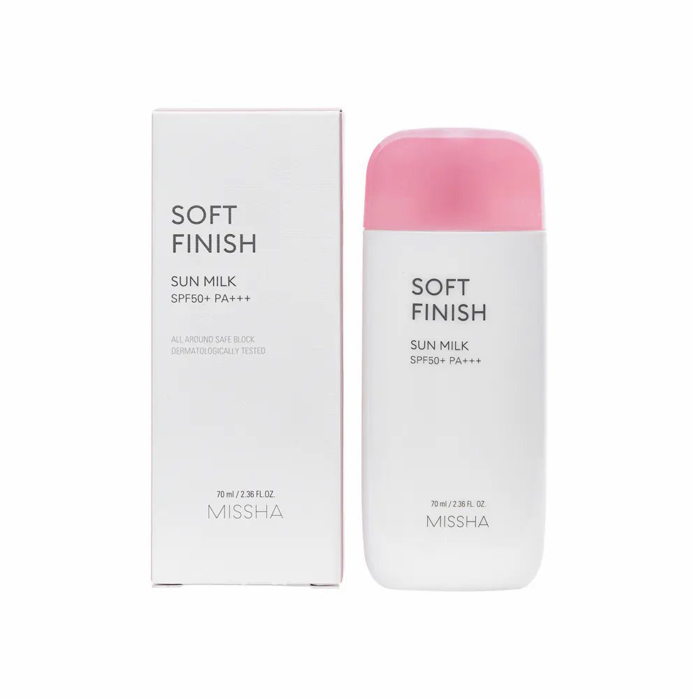 Missha Soft Finish Sun Milk Spf 50+ Pa+++ 70ml
