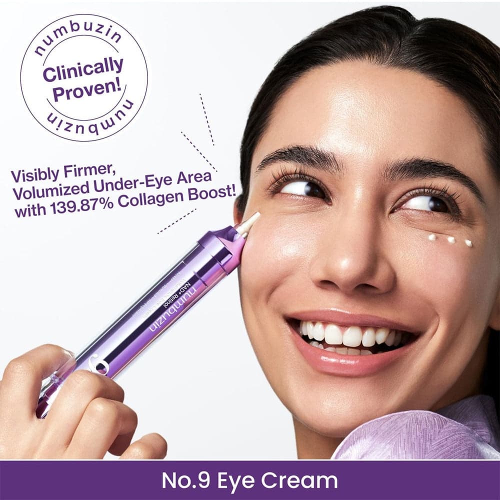 Numbuzin No.9 NAD+ Retinol Volumetox Eye Cream - 10ml