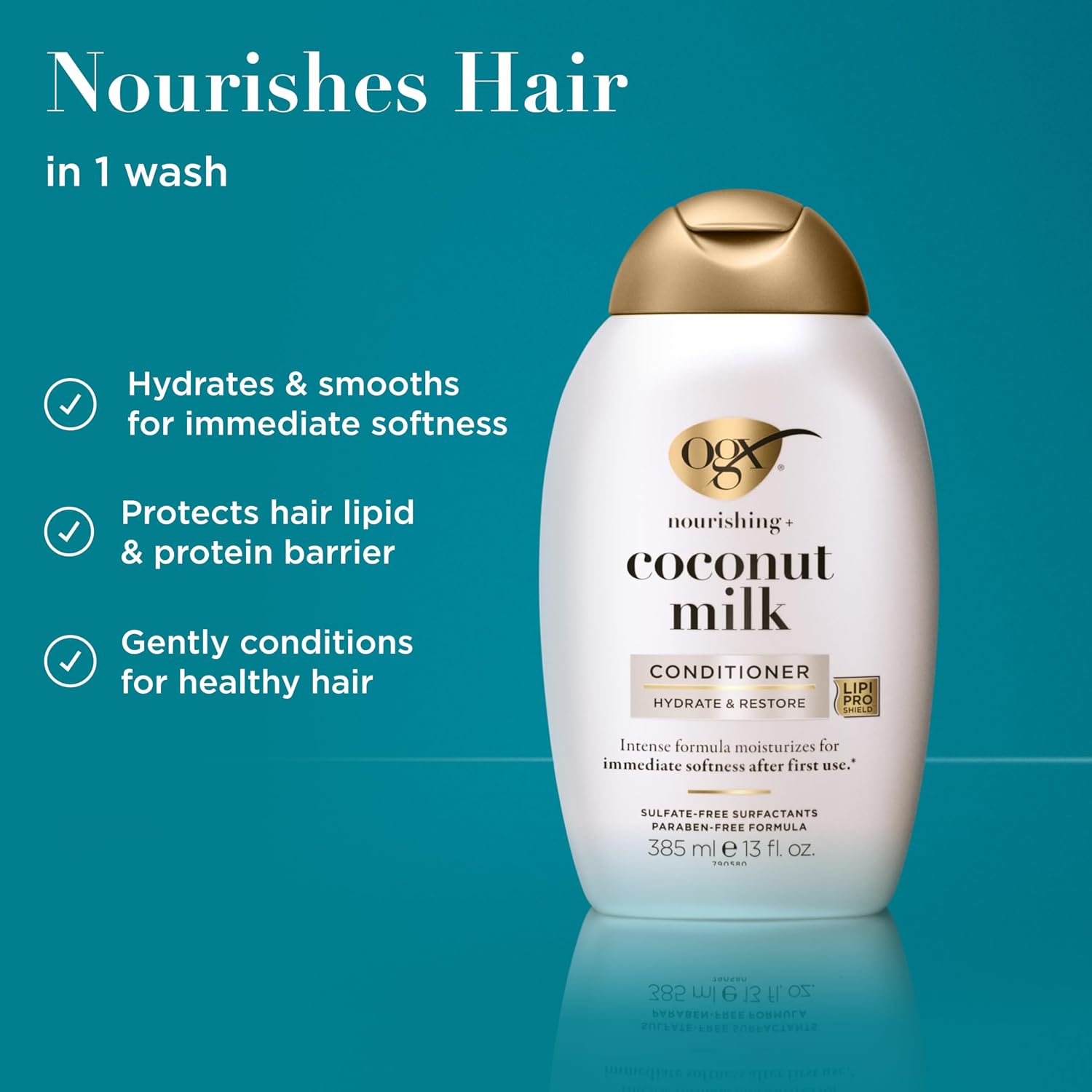 OGX Nourishing + Coconut Milk Conditioner - 385ml