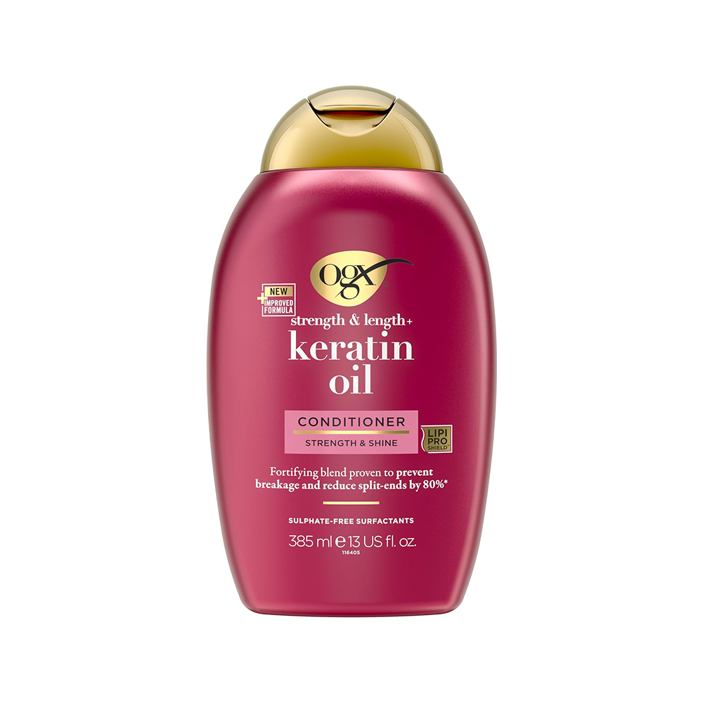 OGX Strength & Length + Keratin Oil Conditioner - 385ml