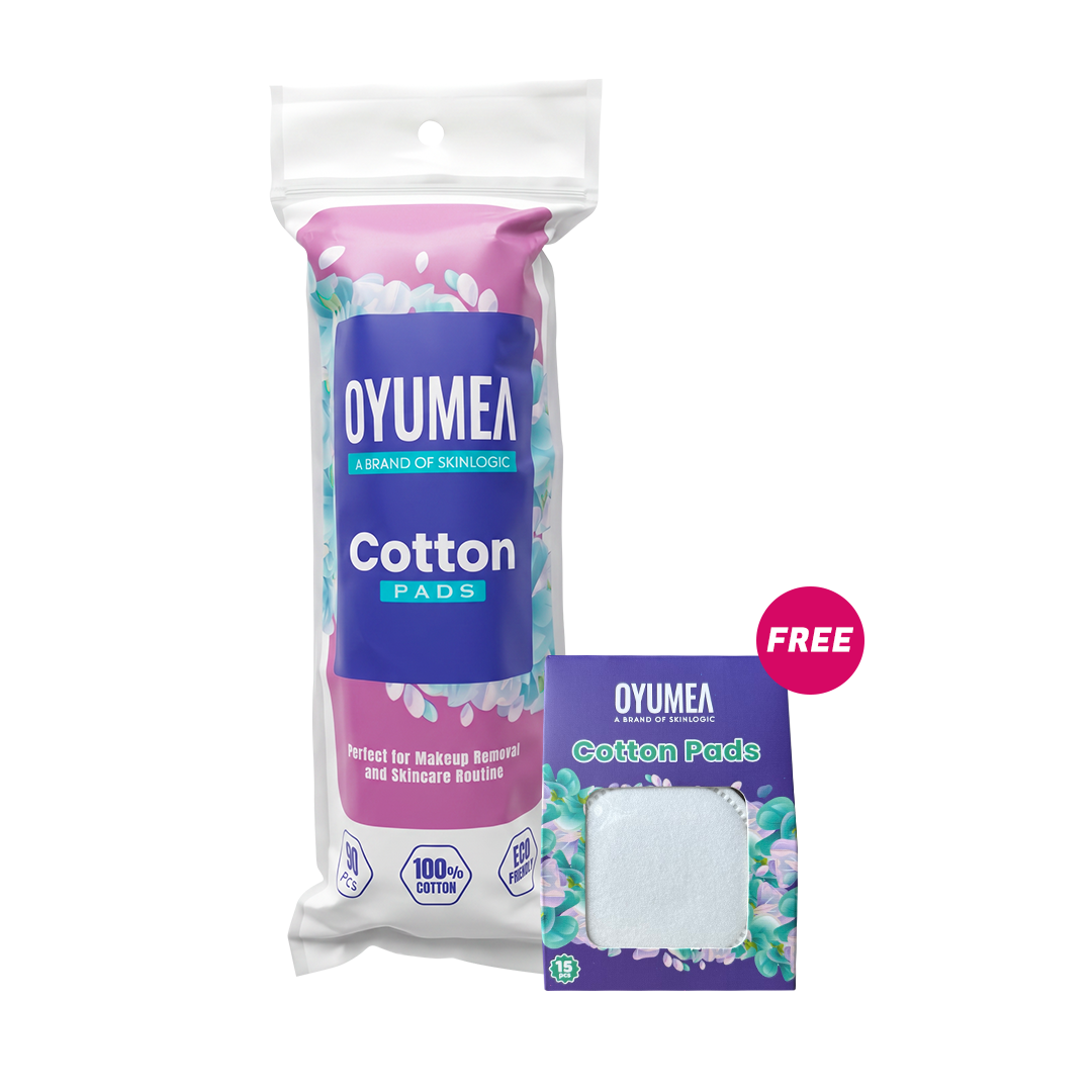 Oyumea Cotton Pad- 90 pcs (Get 15Pcs Extra Free)