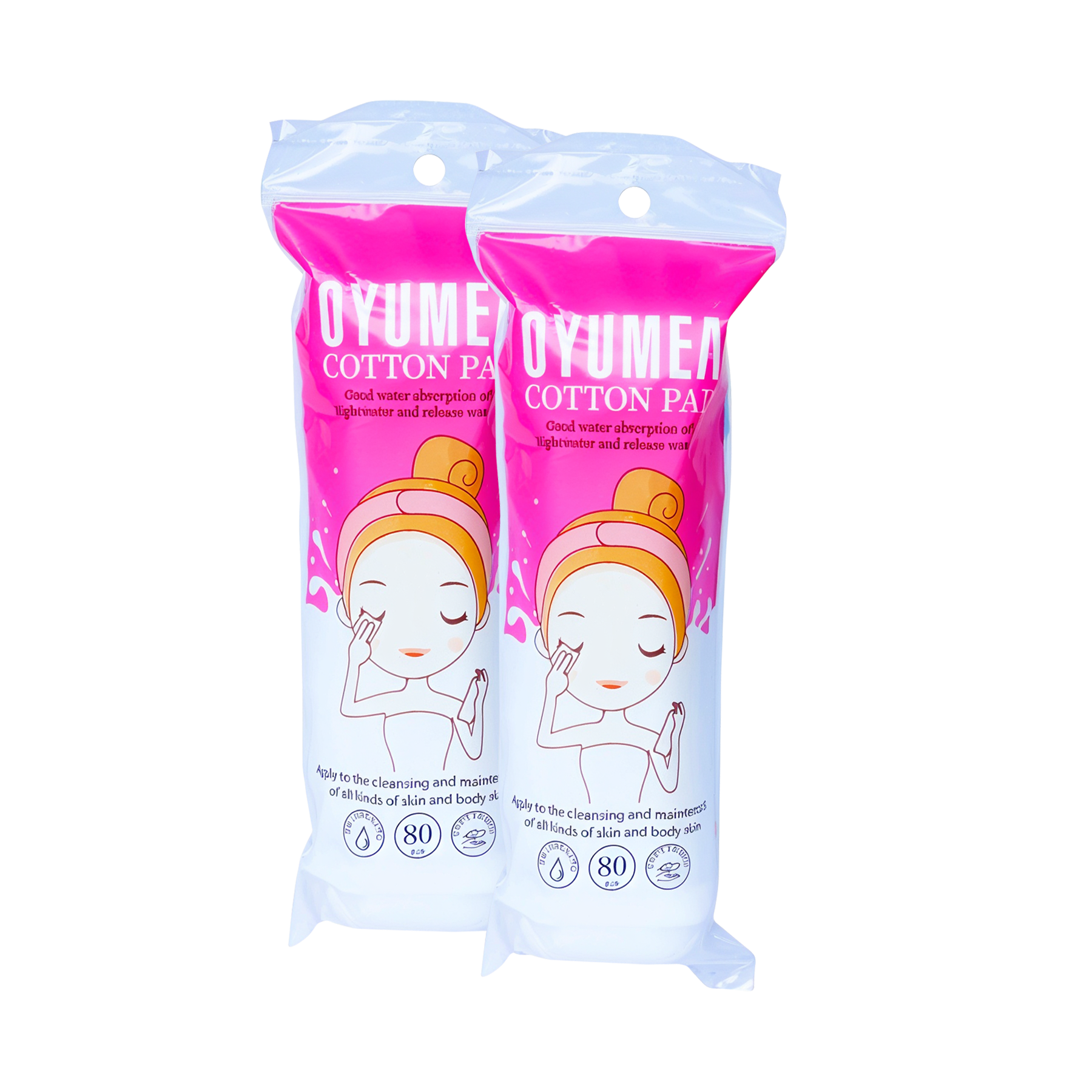 Oyumea 80pcs Cotton Pad- Buy 1 Get 1