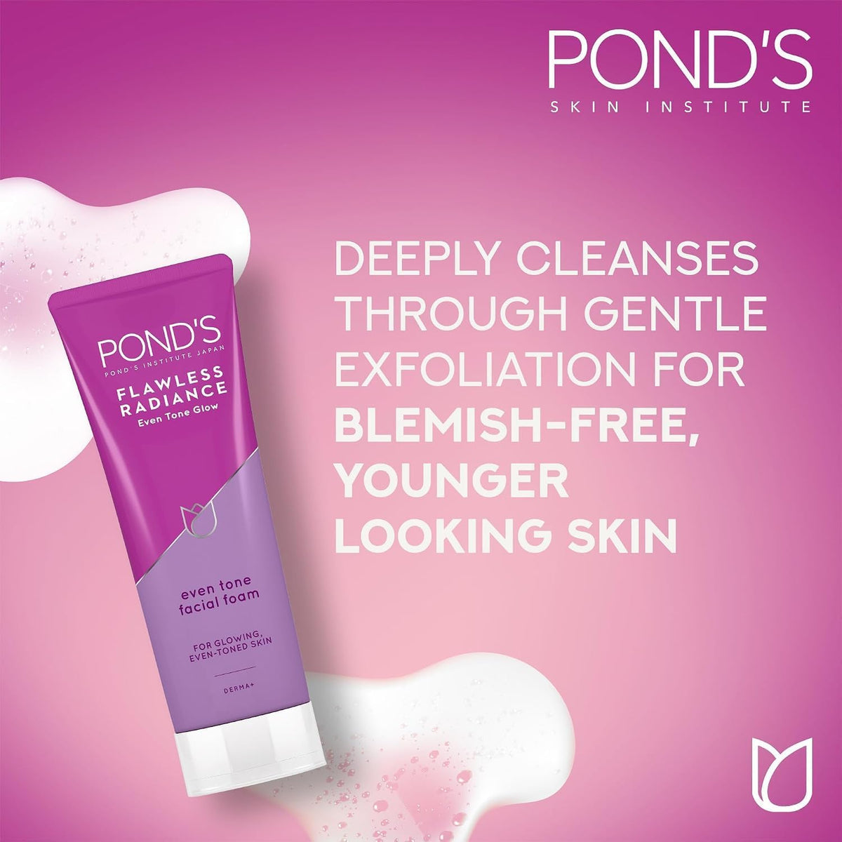 Pond's Flawless Radiance Even Tone Glow Facial Foam - 100g