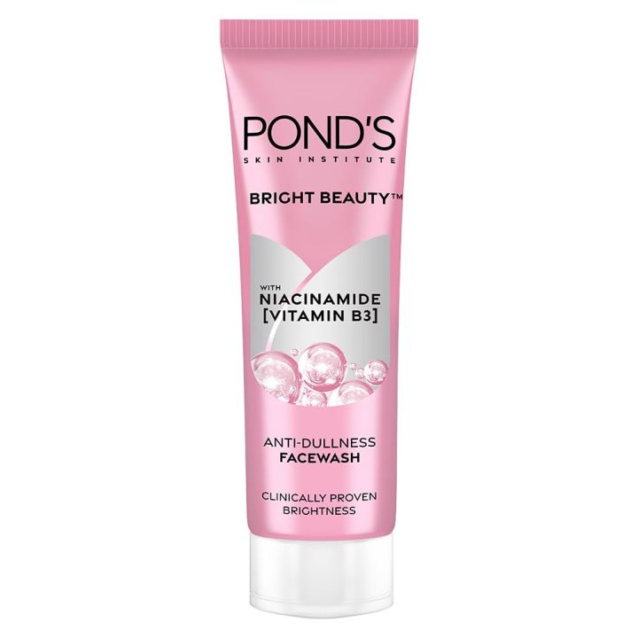 Ponds Bright Beauty Anti-Dullness Face Wash with Niacinamide (Vitamin B3) - 100g