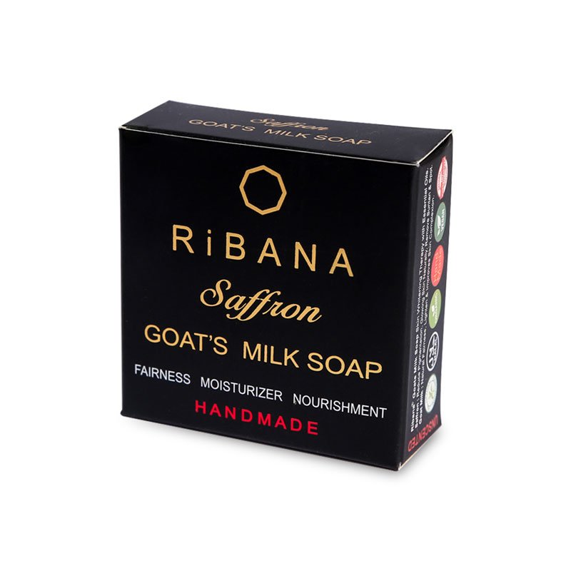 RiBANA Saffron Goat's Milk Soap - 110gm