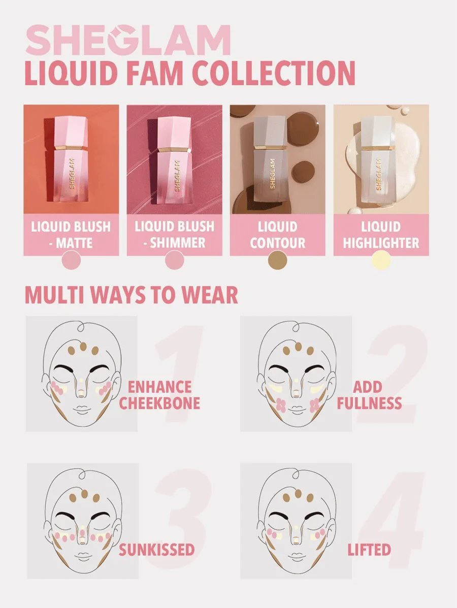 Sheglam Color Bloom Liquid Blush Matte Finish - Real Deal