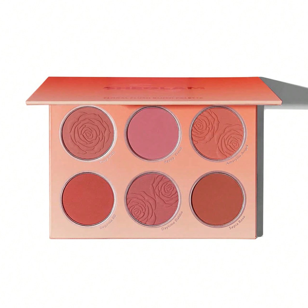Sheglam Floral Flush Blush Palette - Multicolor